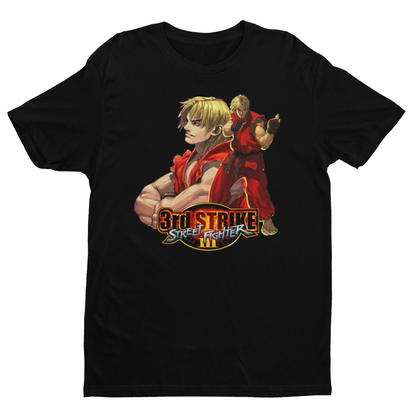 Street Fighter III 3rd Strike | Ken Key Art Premium Unisex T-shirt