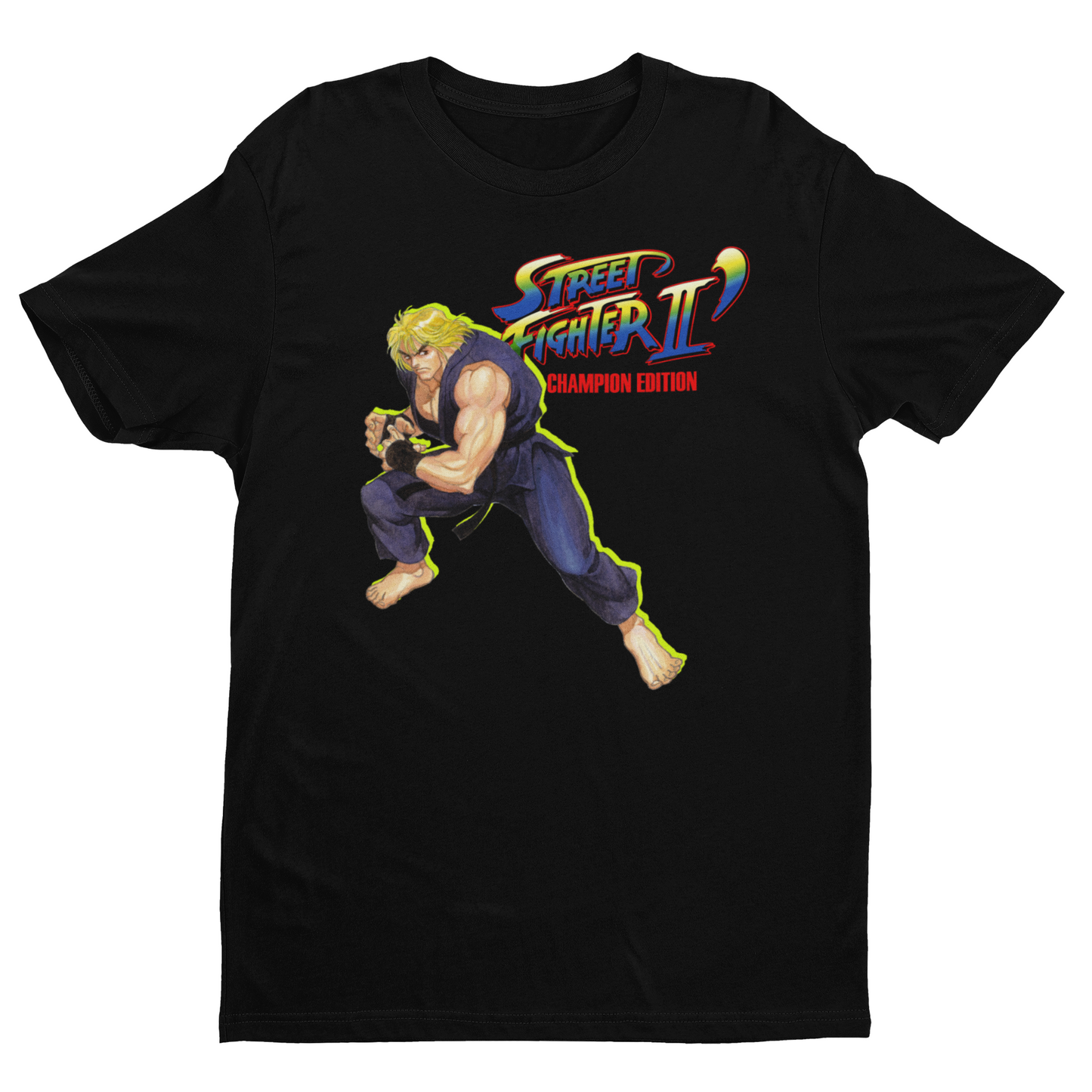 Street Fighter II Champions Edition | Ken Master Key Art Premium Unisex T-shirt