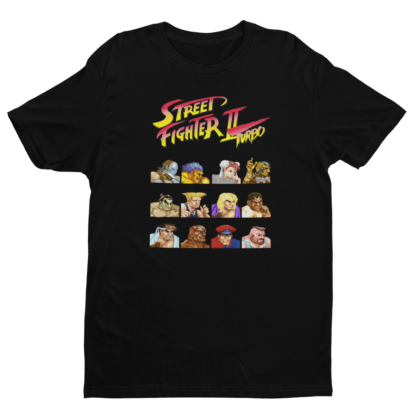 Street Fighter II Turbo | Character Select Screen Premium Unisex T-shirt