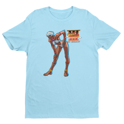 Street Fighter III New Generation | Elena Key Art Premium Unisex T-shirt
