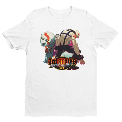 Street Fighter III 3rd Strike | Necro Key Art Premium Unisex T-shirt