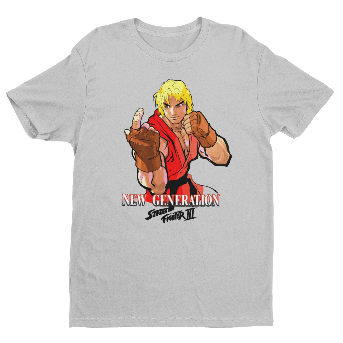 Street Fighter III New Generation | Ken Key Art Ver 2 Premium Unisex T-shirt