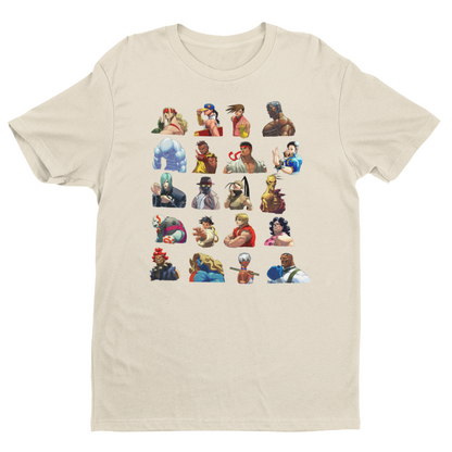 Street Fighter III 3rd Strike | Characters Select Key Art Premium Unisex T-shirt