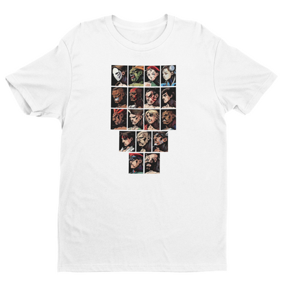 Super Street Fighter II X Revival Character Select Screen Premium Unisex T-shirt