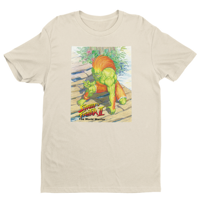 Street Fighter II The World Warrior Blanka Cover Premium Unisex T-shirt