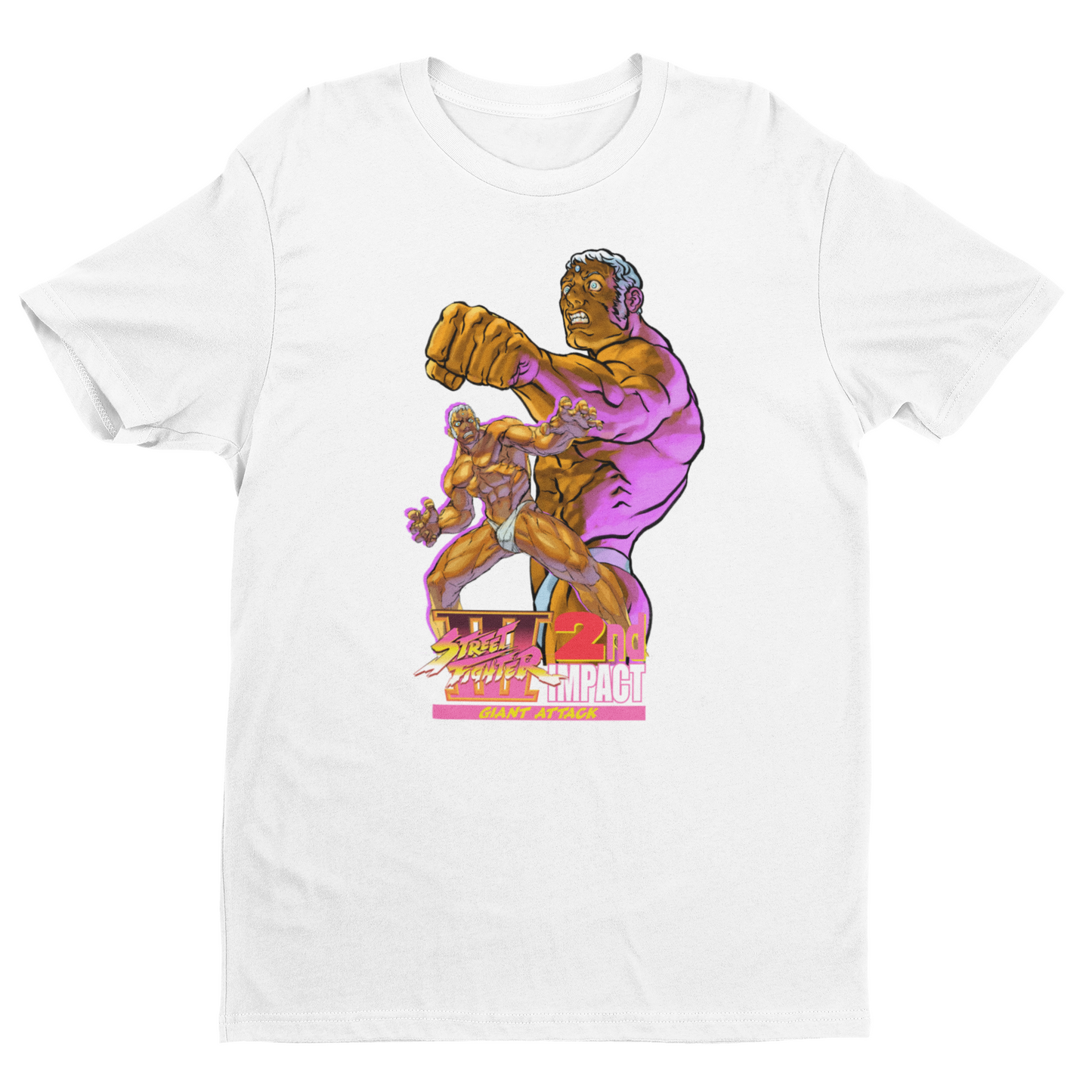 Street Fighter III 2nd Impact Giant Attack | Urien Key Art Premium Unisex T-shirt
