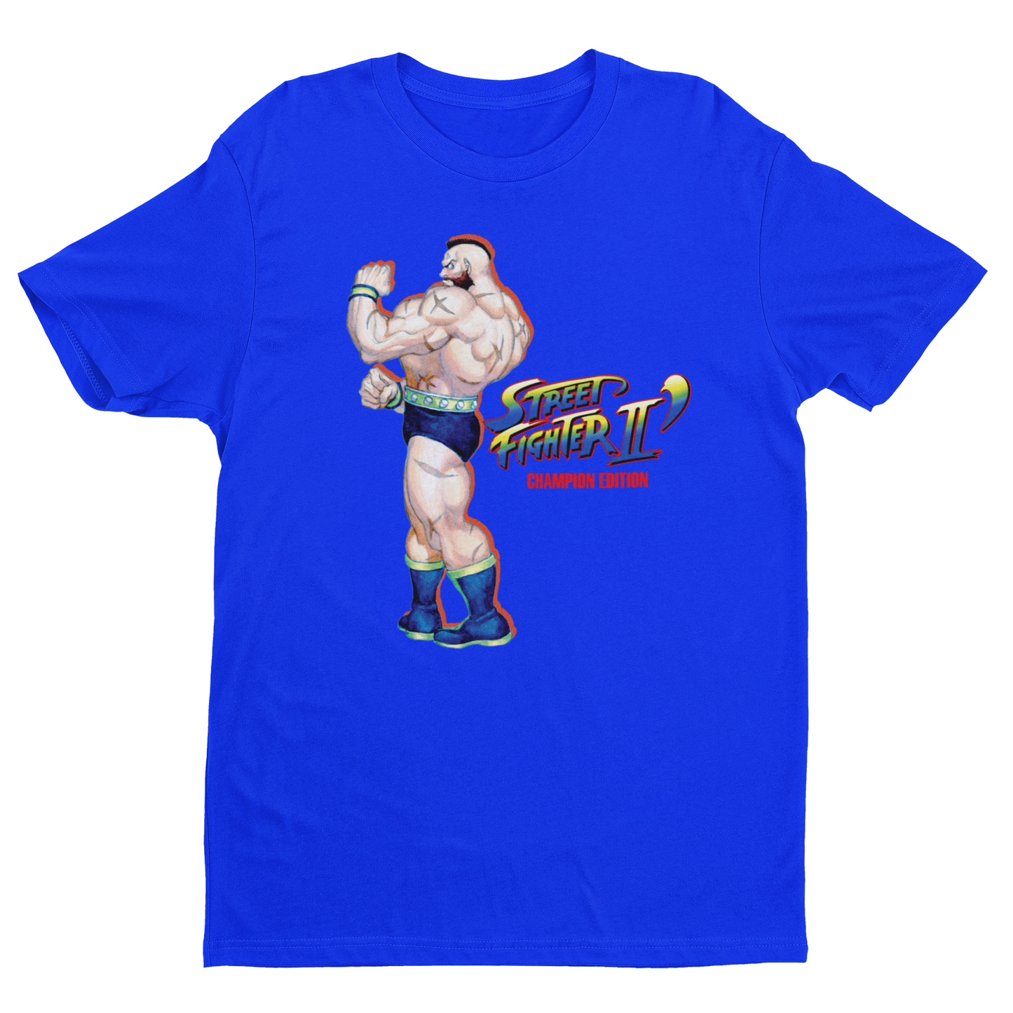 Street Fighter II Champions Edition | Zangief Key Art Premium Unisex T-shirt