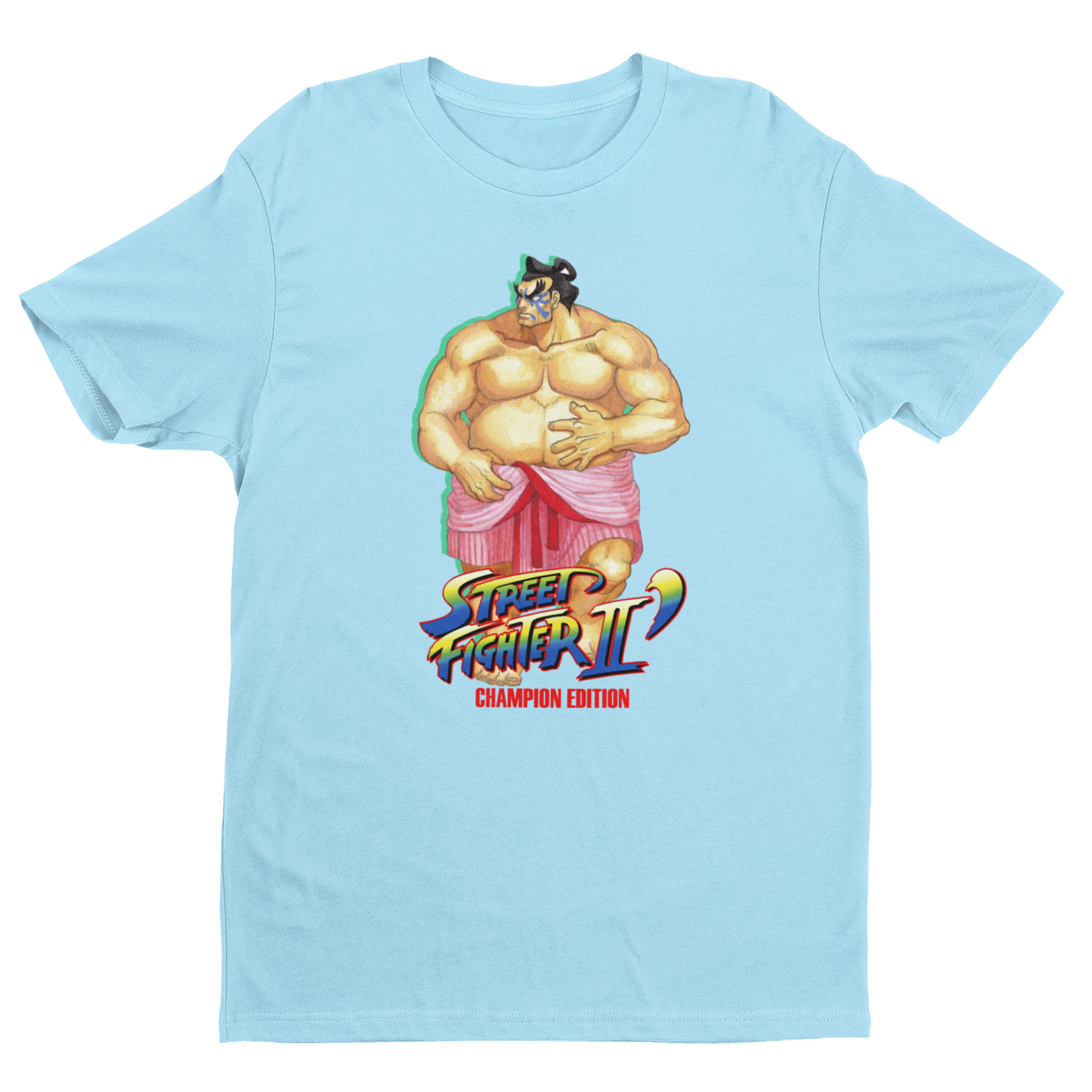 Street Fighter II Champions Edition | E.Honda Key Art Premium Unisex T-shirt