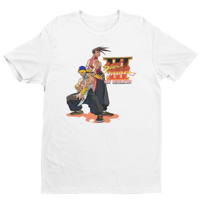 Street Fighter III New Generation | Yun And Yang Key Art Premium Unisex T-shirt