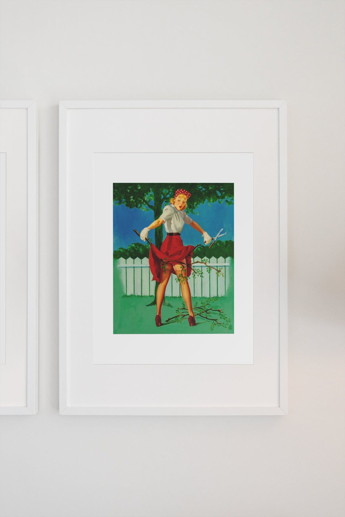 Trim Limbs by Gil Elvgren, pin-up poster — gallery wall