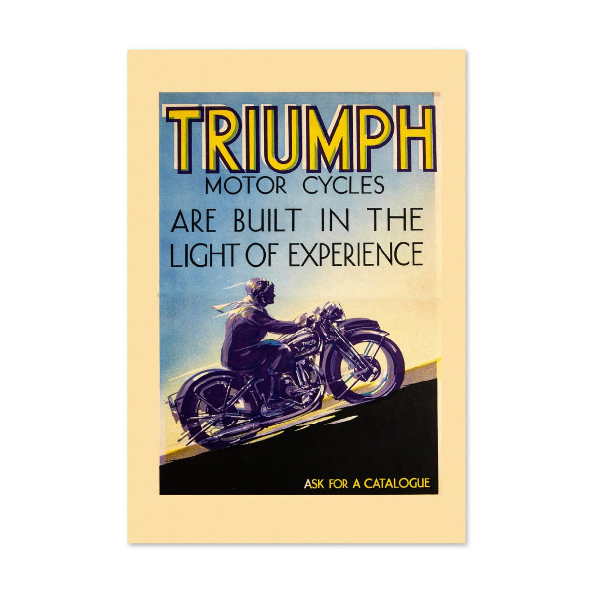 Triumph Motorcycles poster print