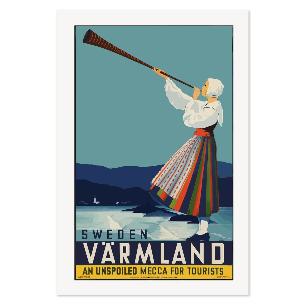 Varmland Sweden poster print