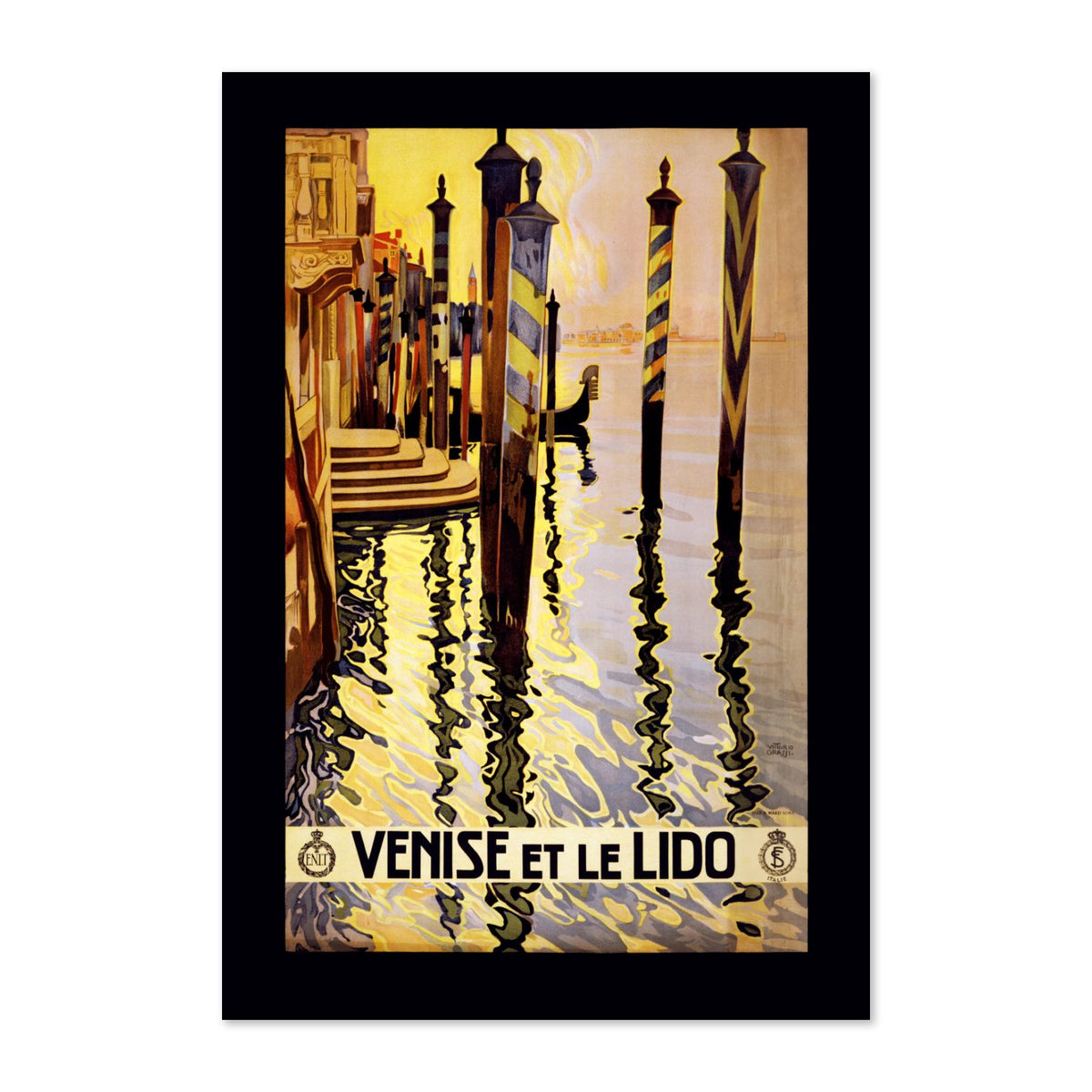 Venise et le Lido poster print
