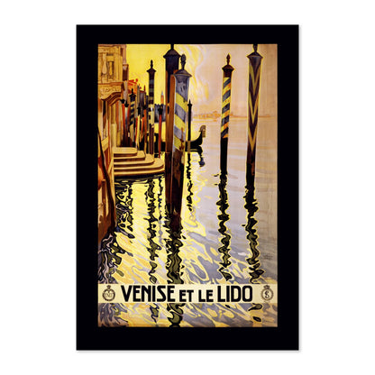 Venise et le Lido poster print