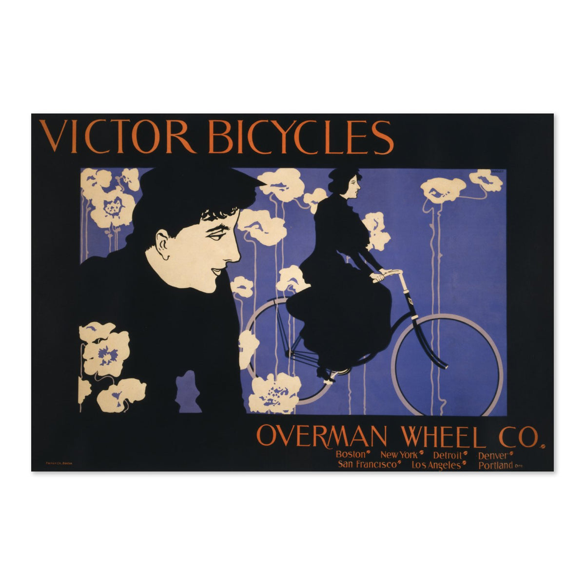 Victor Bicycles poster print