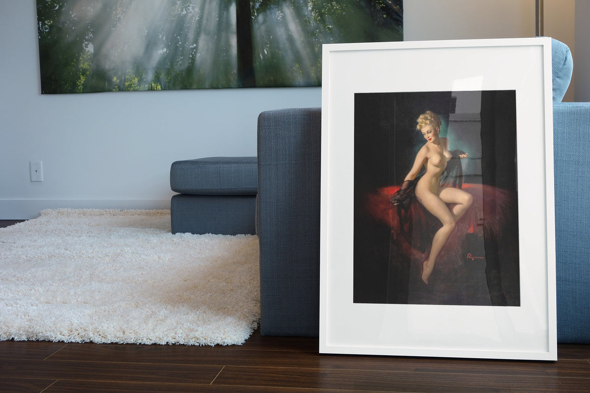 Vision of Beauty by Gil Elvgren, pin-up poster — living room wall