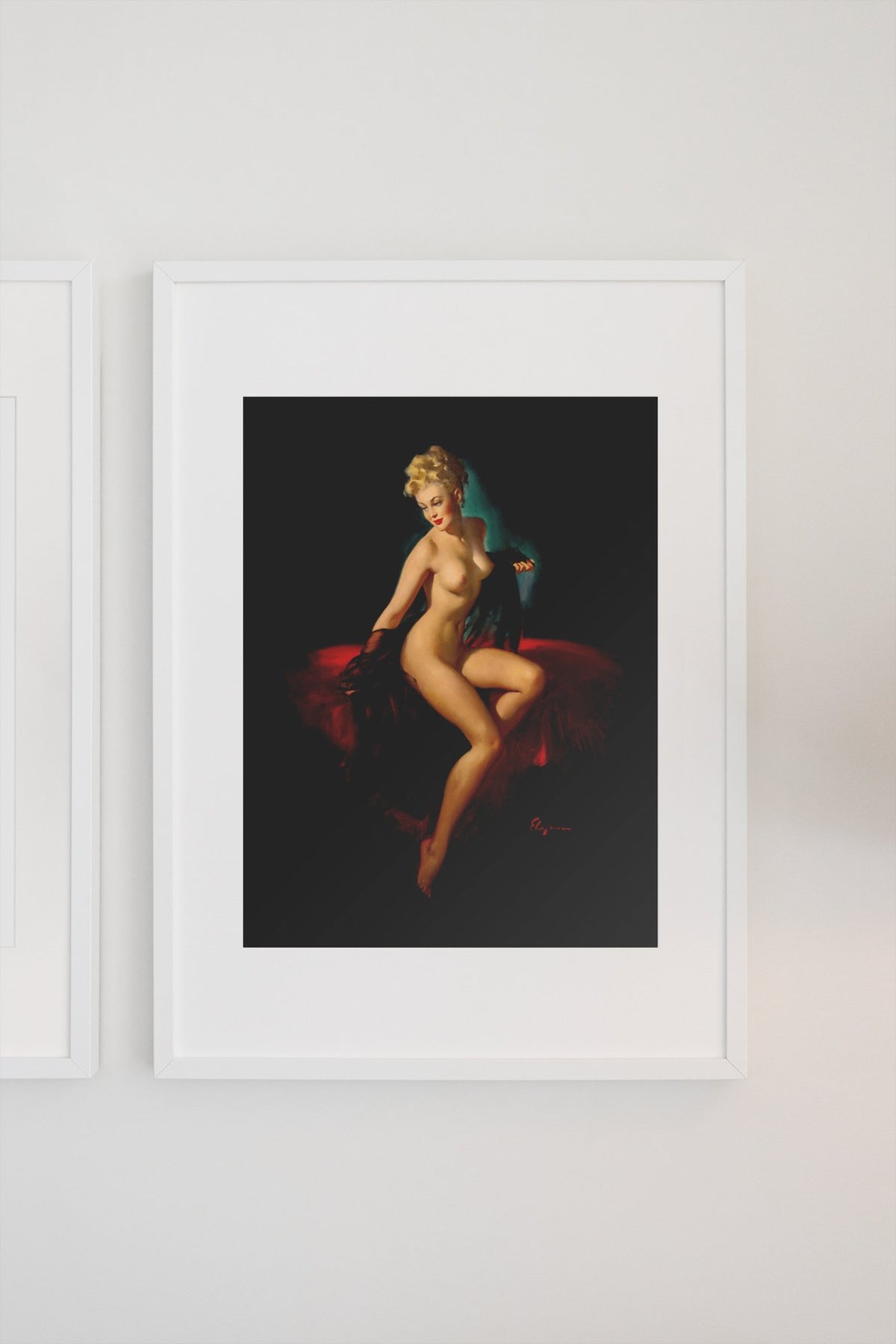 Vision of Beauty by Gil Elvgren, pin-up poster — gallery wall