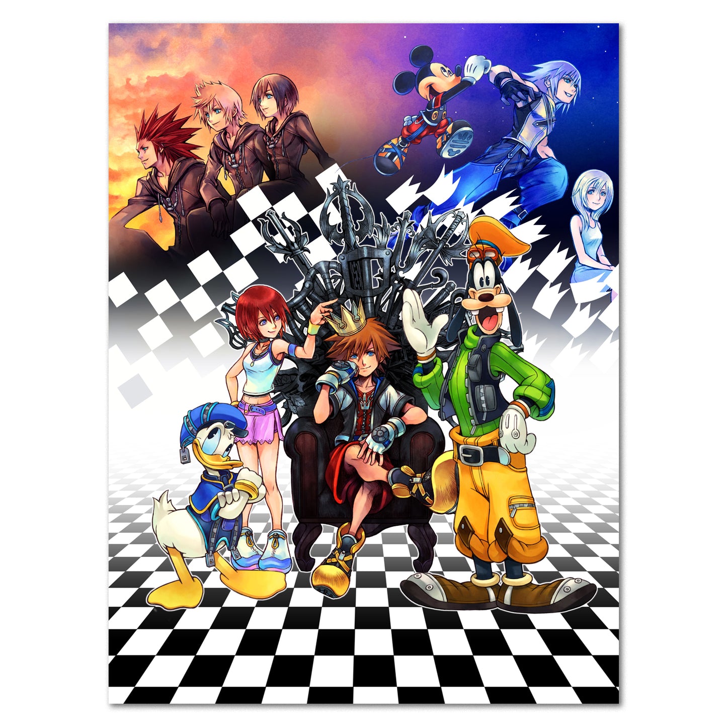 Kingdom Hearts HD 1.5 + 2.5 ReMIX Key Art poster print