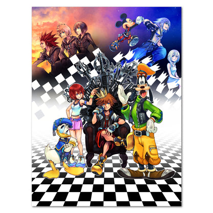 Kingdom Hearts HD 1.5 + 2.5 ReMIX Key Art poster print