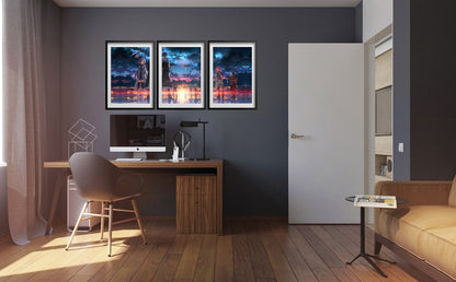 Sword Art Online Poster Set of 3 — Key Art Print | Anime Wall Art
