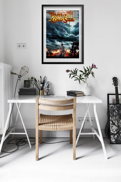 Trails of Cold Steel III Poster — Key Art Print | JRPG Gaming Wall Art