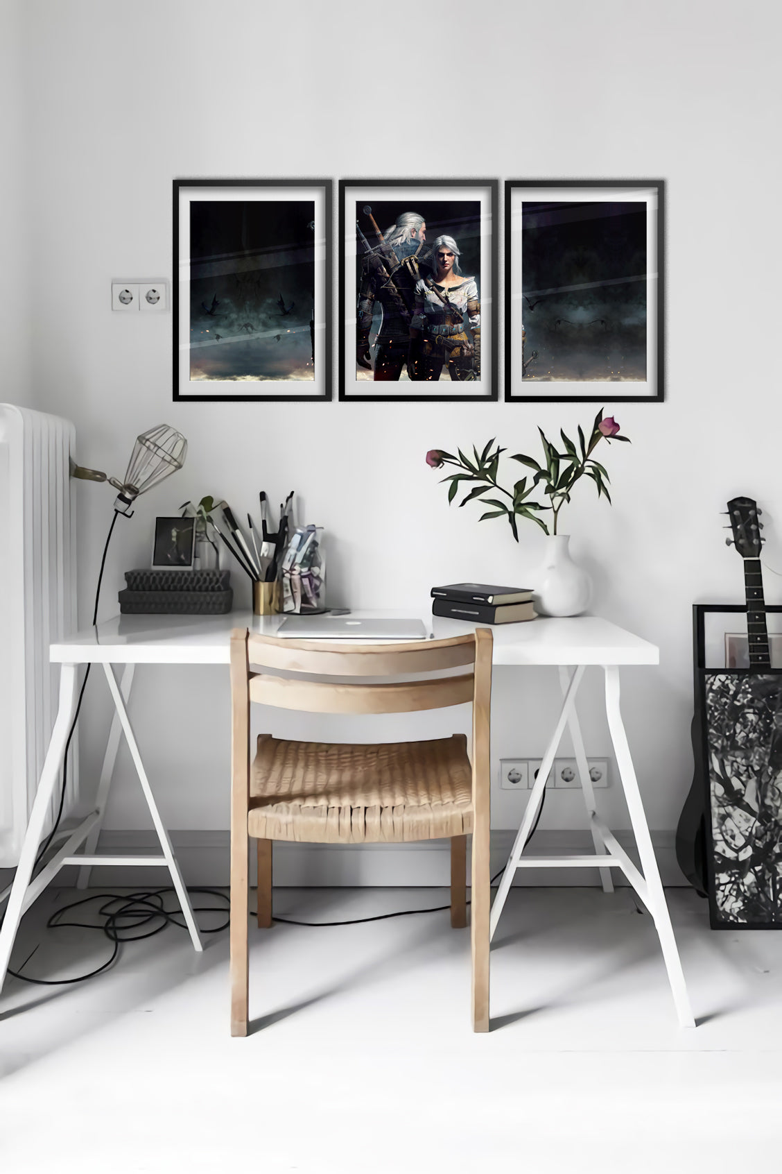 The Witcher 3 Poster Set of 3 — Wild Hunt Key Art | RPG Gaming Wall Art