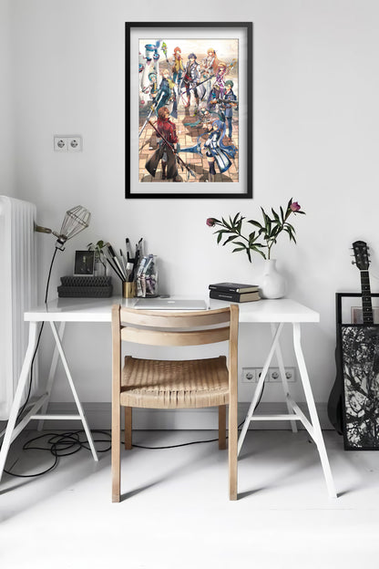 Trails of Cold Steel III Poster — Key Art 01 Print | JRPG Gaming Wall Art