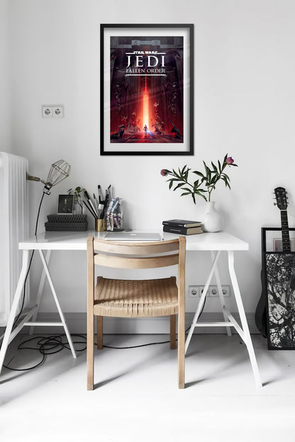 Jedi Fallen Order Poster — Cal Kestis Key Art Print | Star Wars Gaming Wall Art