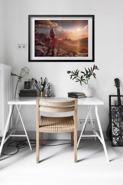 Horizon Forbidden West Poster — Aloy Key Art Print | RPG Gaming Wall Art