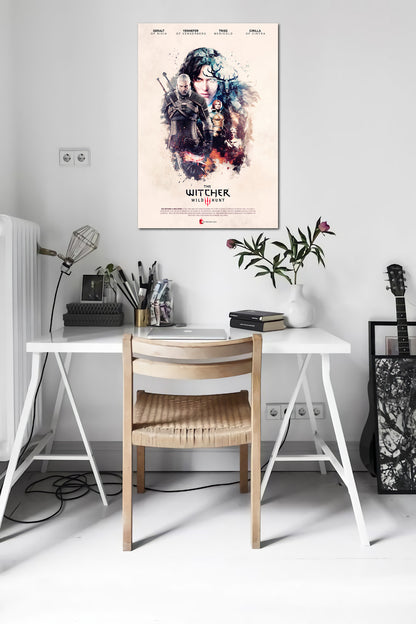 The Witcher 3 Poster — Key Art 02 Print | RPG Gaming Wall Art