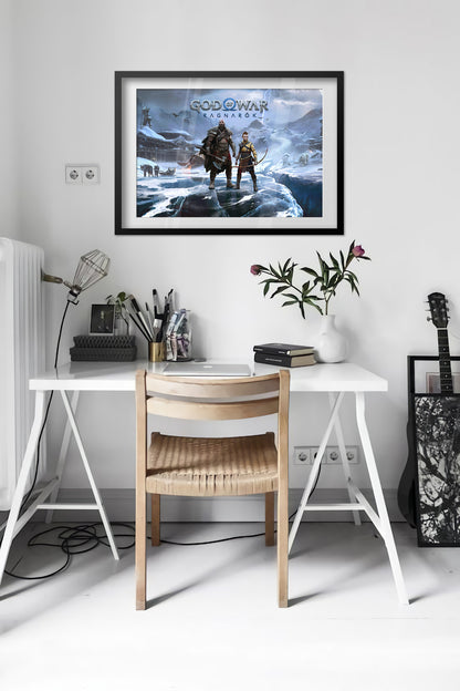 God of War Ragnarok Poster — Key Art Print | Gaming Wall Art