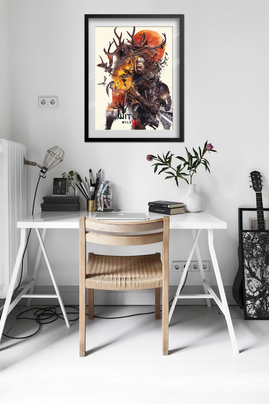 The Witcher 3 Poster — Geralt Key Art 01 Print | RPG Gaming Wall Art