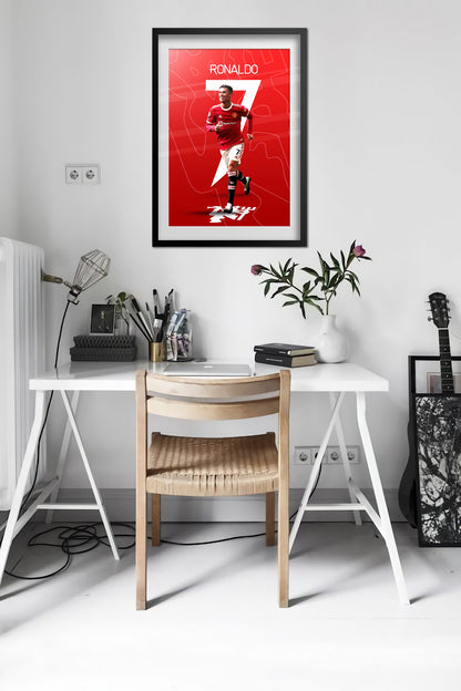 Cristiano Ronaldo Poster CR7 Motivational Print | Official Art