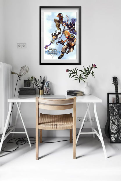 Kingdom Hearts Birth by Sleep Poster — Key Art Print | JRPG Gaming Wall Art