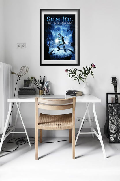 Silent Hill Shattered Memories Poster — Key Art Print | Horror Gaming Wall Art