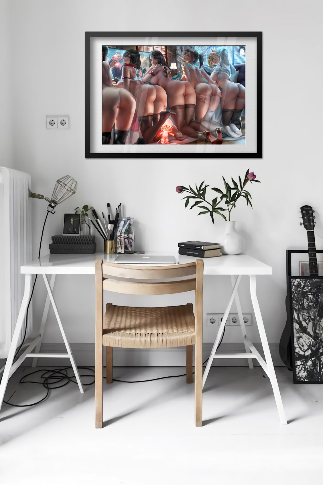 Sexy Anime Girl Poster — Art 04 Print | Anime Wall Art