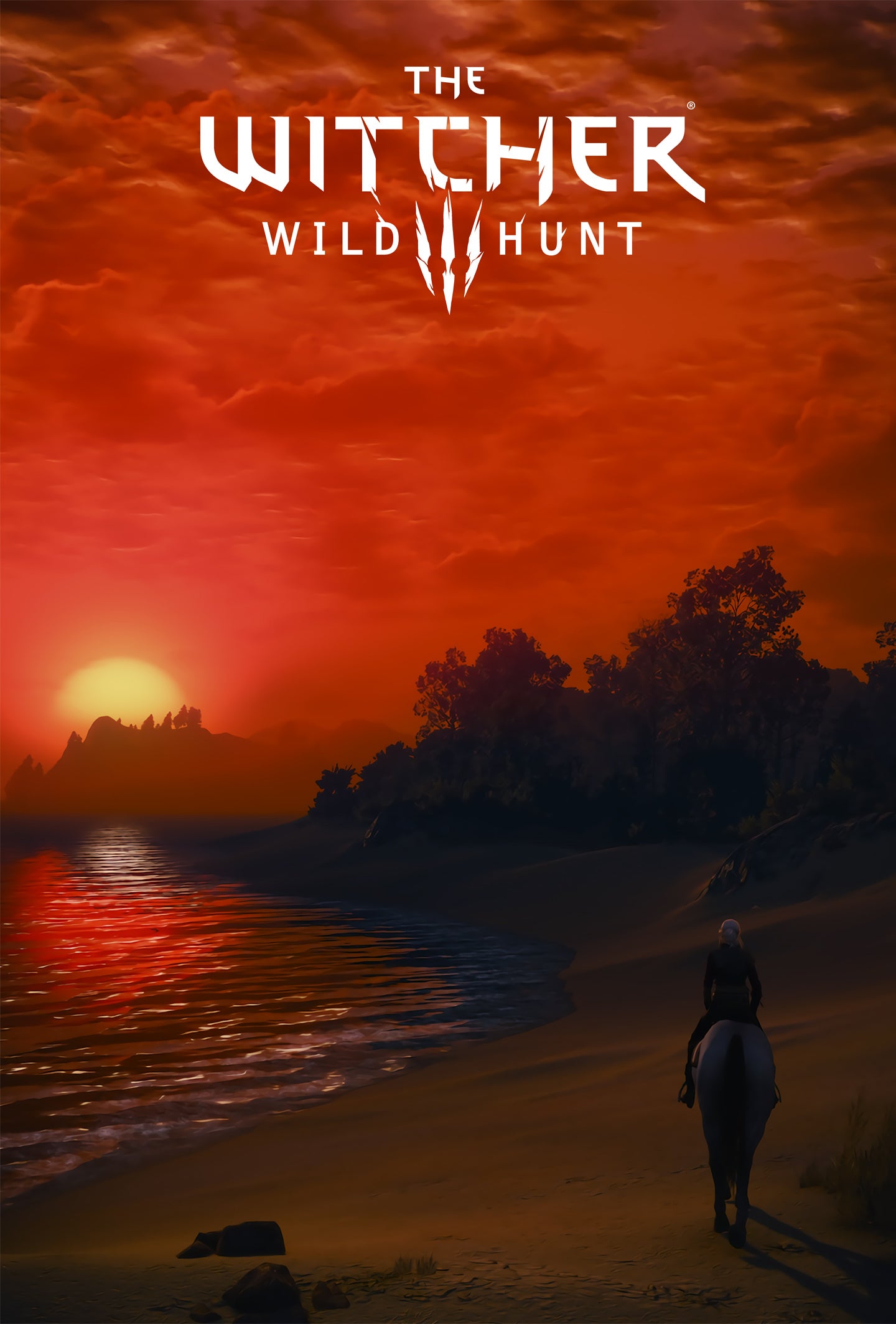 The Witcher 3 Poster — Key Art 05 Print | RPG Gaming Wall Art
