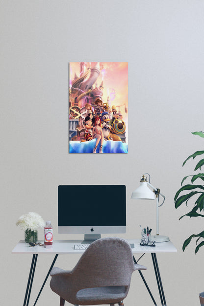 Kingdom Hearts Poster — Official Key Art Print | JRPG Gaming Wall Art
