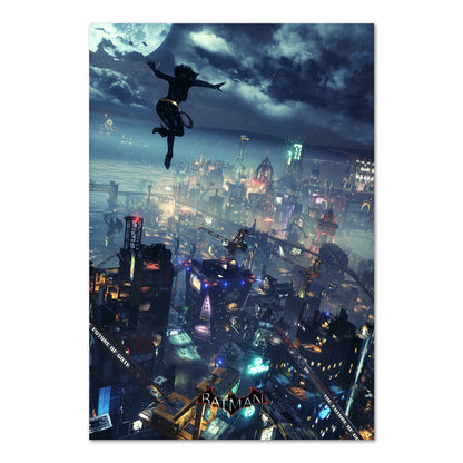 Batman Arkham Knight Video Game Poster | Bat Girl into the Night Official Art