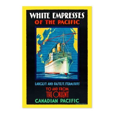White Empresses of the Pacific poster print
