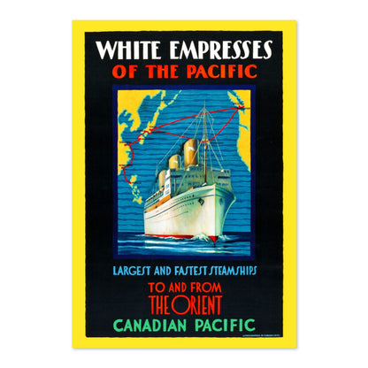 White Empresses of the Pacific poster print
