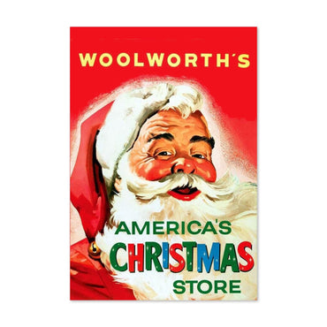 Woolworths Americas Christmas Store poster print