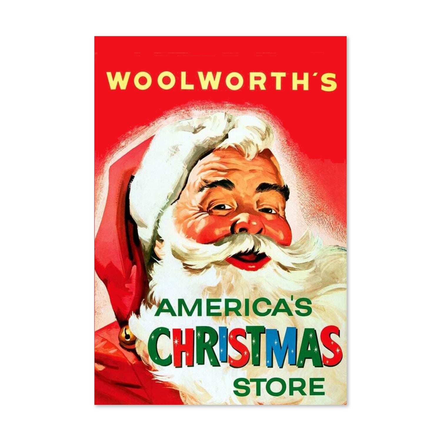 Woolworths Americas Christmas Store poster print
