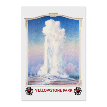 Yellowstone Old Faithful poster print