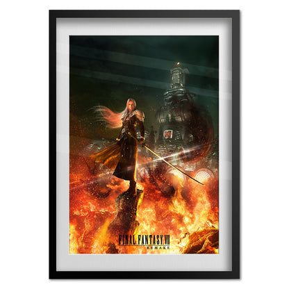 Final Fantasy VII (7) Remake Poster - Sephiroth Key Art