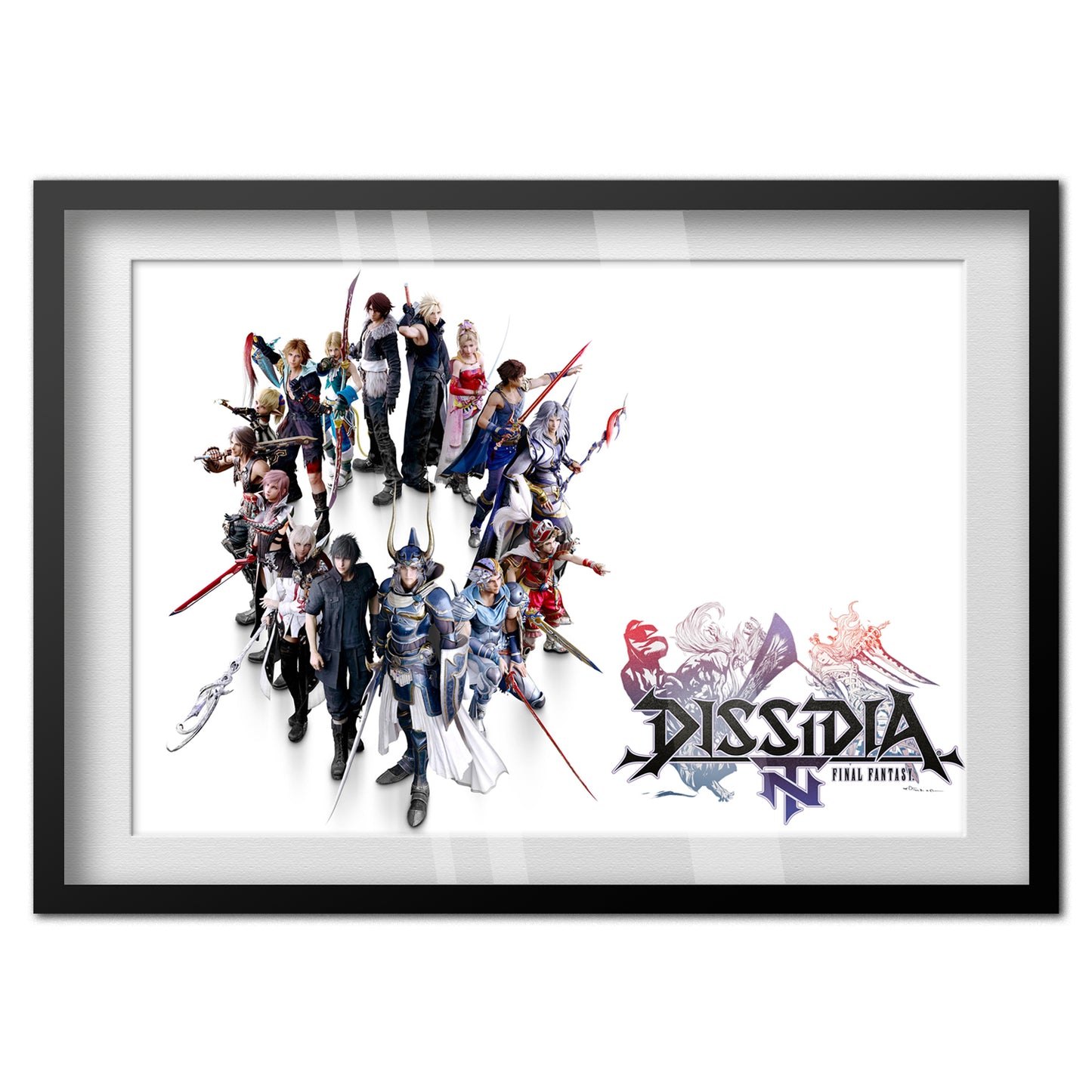 Final Fantasy Dissidia Poster - Protagonists Collage Art