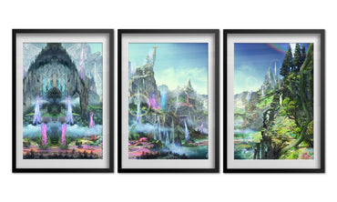 Final Fantasy XIV Online: Shadowbringers Poster - Il Mheg Set of 3 Posters