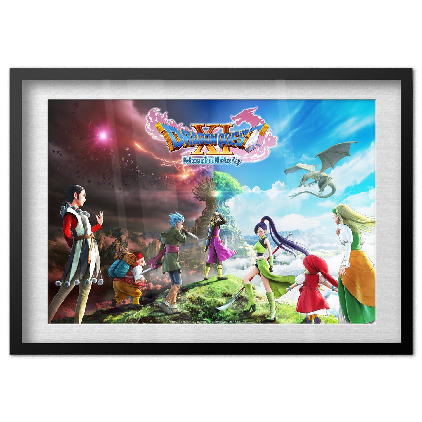 Dragon Quest XI Poster — Official Art Print | Square Enix JRPG Wall Art