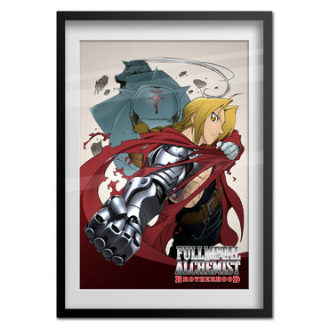 Fullmetal Alchemist: Brotherhood Anime Poster -  Official Art 01