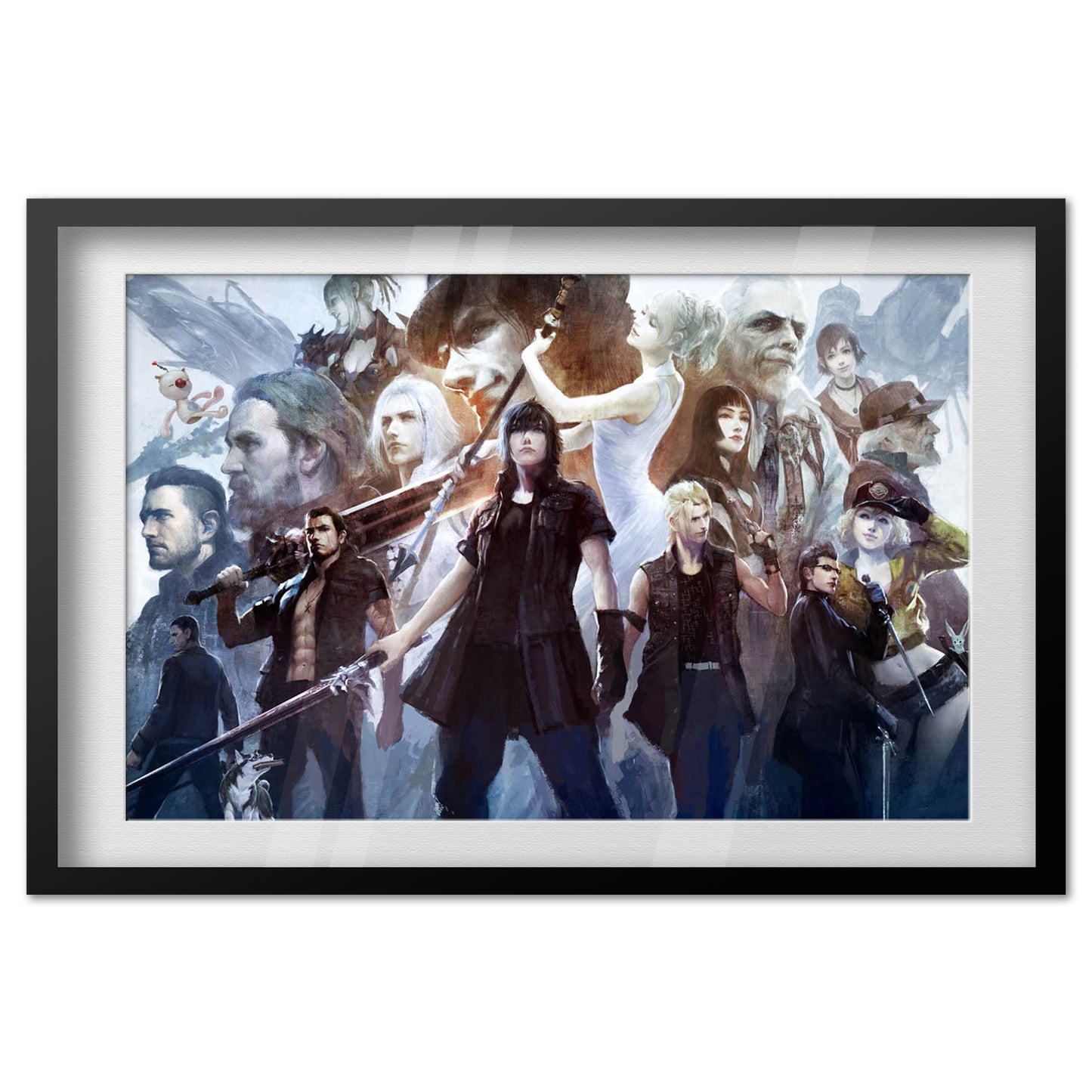Final Fantasy XV (15) Poster - Character Collage Art